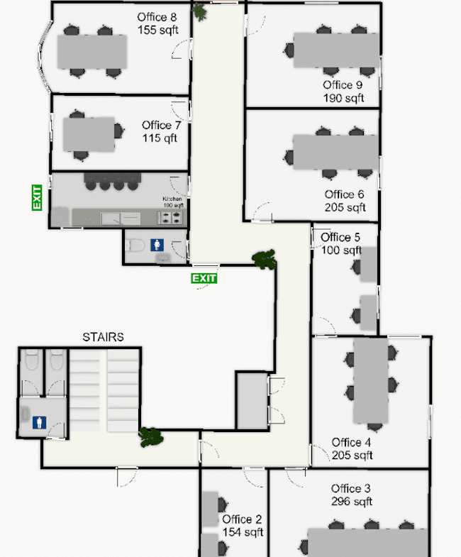 Serviced Offices Messila House 51 South Audley Street Mayfair W1K 2AA 1st floor floorplan