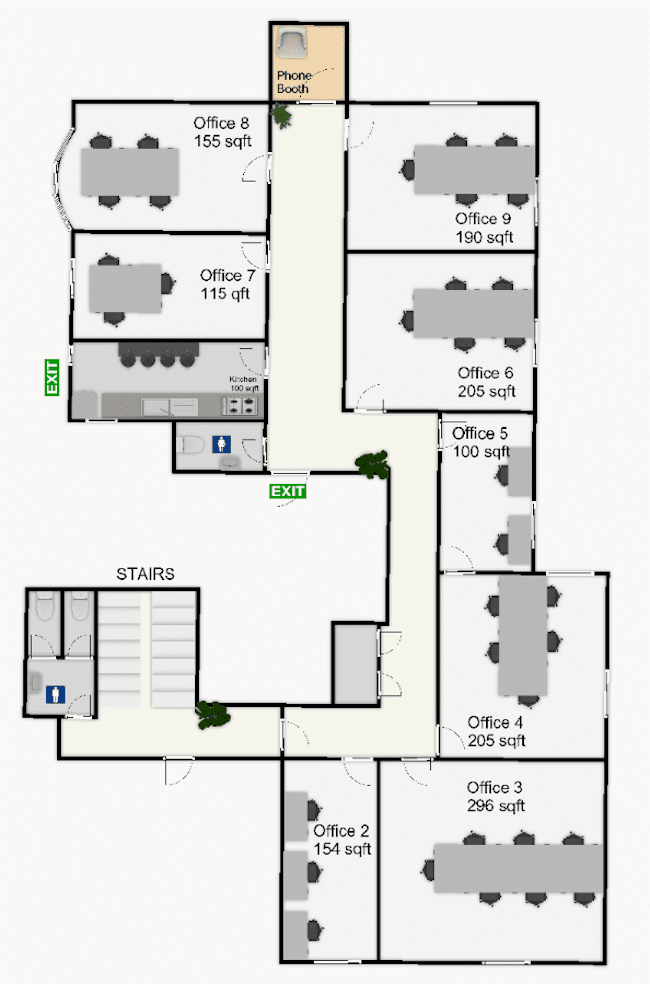 Serviced Offices Messila House 51 South Audley Street Mayfair W1K 2AA 1st floor floorplan